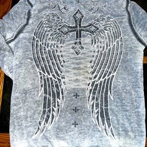 Affliction zip up hoodie